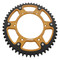 Supersprox - Steel & Aluminum Gold Stealth sprocket, 51T, Chain Size 520, RST-245-51-GLD