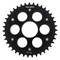 Supersprox - Steel & Aluminum Black Stealth sprocket, 39T, Chain Size 520, RST-737-39-BLK