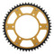 Supersprox - Steel & Aluminum Gold Stealth sprocket, 51T, Chain Size 520, RST-808-51-GLD