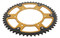 Supersprox - Steel & Aluminum Gold Stealth sprocket, 51T, Chain Size 520, RST-808-51-GLD