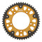 Supersprox - Steel & Aluminum Gold Stealth sprocket, 51T, Chain Size 420, RST-4-51-GLD