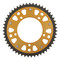 Supersprox - Steel & Aluminum Gold Stealth sprocket, 51T, Chain Size 420, RST-4-51-GLD