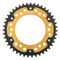 Supersprox - Steel & Aluminum Gold Stealth sprocket, 43T, Chain Size 520, RST-301-43-GLD