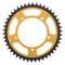 Supersprox - Steel & Aluminum Gold Stealth sprocket, 46T, Chain Size 520, RST-1793-46-GLD