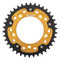 Supersprox - Steel & Aluminum Gold Stealth sprocket, 38T, Chain Size 525, RST-744-38-GLD