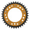 Supersprox - Steel & Aluminum Gold Stealth sprocket, 36T, Chain Size 525, RST-744-36-GLD