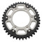 Supersprox - Steel & Aluminum Sliver Stealth sprocket, 41T, Chain Size 520, RST-735-41-SLV