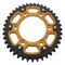 Supersprox - Steel & Aluminum Gold Stealth sprocket, 41T, Chain Size 520, RST-735-41-GLD