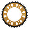 Supersprox - Steel & Aluminum Gold Stealth sprocket, 48T, Chain Size 520, RST-1512-48-GLD