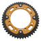 Supersprox - Steel & Aluminum Gold Stealth sprocket, 48T, Chain Size 420, RST-455-48-GLD