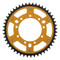 Supersprox - Steel & Aluminum Gold Stealth sprocket, 48T, Chain Size 520, RST-151-48-GLD