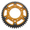 Supersprox - Steel & Aluminum Gold Stealth sprocket, 48T, Chain Size 520, RST-151-48-GLD