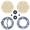 Winderosa Gasket Kit for Mikuni Small Round DF44K 2 1/16" Single outlet