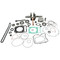 Complete Engine Rebuild Kit for Polaris ATP 500 4x4 2004-2005 ATVs