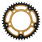 Supersprox - Steel & Aluminum Gold Stealth sprocket, 43T, Chain Size 530, RST-302-43-GLD