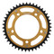 Supersprox - Steel & Aluminum Gold Stealth sprocket, 43T, Chain Size 530, RST-302-43-GLD