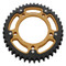 Supersprox - Steel & Aluminum Gold Stealth sprocket, 43T, Chain Size 530, RST-302-43-GLD