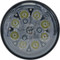 24W Tiger Lights LED SeaTiger Lights LED Round Work Light 12V Flood/Spot Combo Off-Road Light TL3005