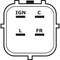 Regulator, Electronic for Denso 126600-3650 Terminal ID IG, C, L, FR 230-52150