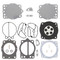 Vertex Gasket Kit 451468 for Keihn Carburetor Rebuild Kit, Fits CDK II