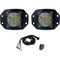 LED Racing Light Kit 3.300 Amps, 12-24 Volt, 3" Depth, 3000 Lumens TLM3-FM-KIT