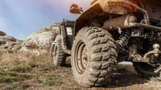 ATV on trail