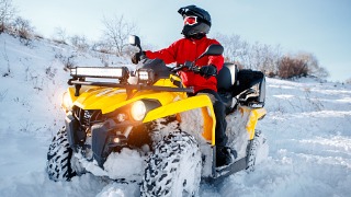 ATV in winter