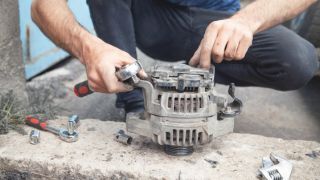 Repairing a car alternator