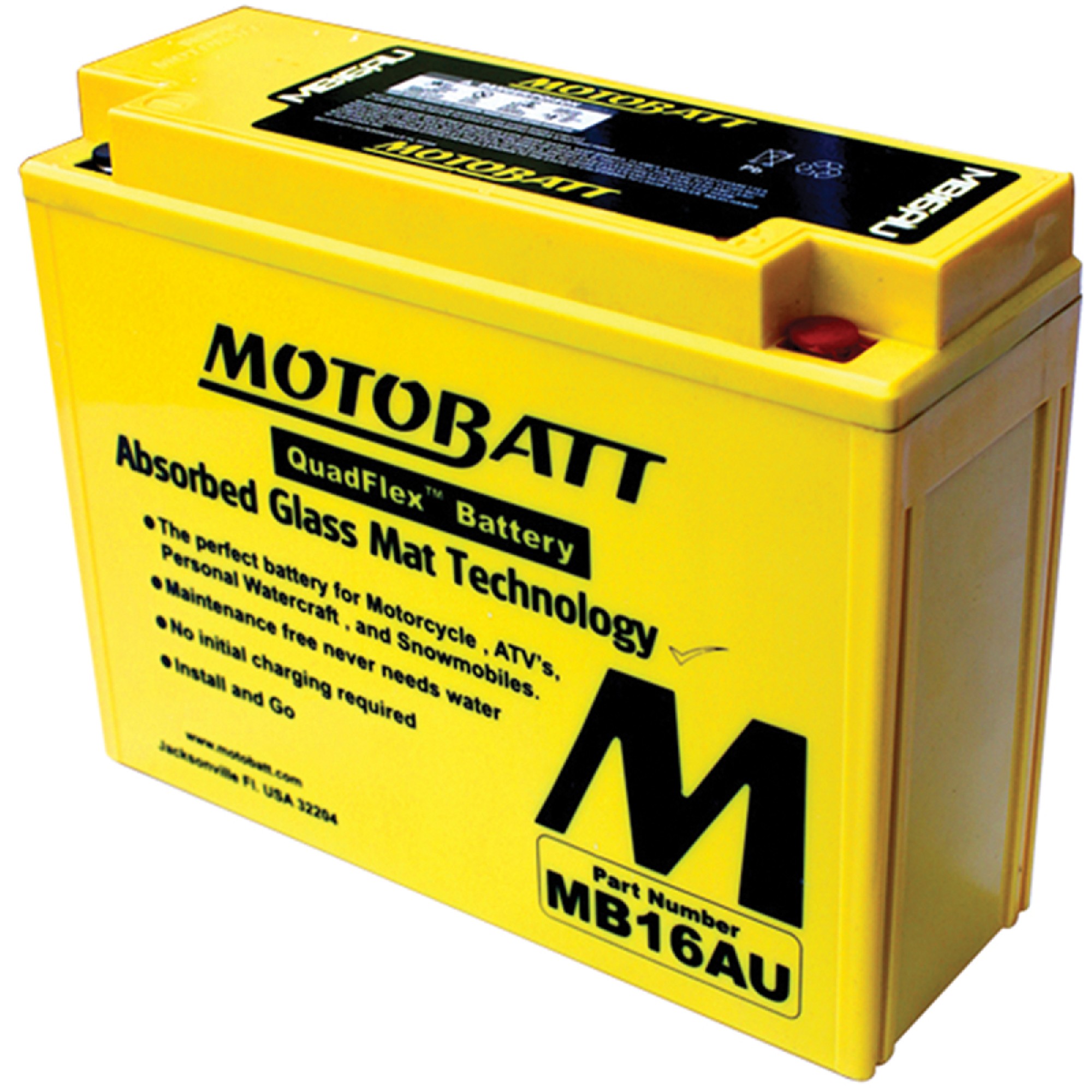 DB Electrical Mb16au Battery for Motobatt Battery 20.5Ah, Ducati, Yamaha Motorcycle