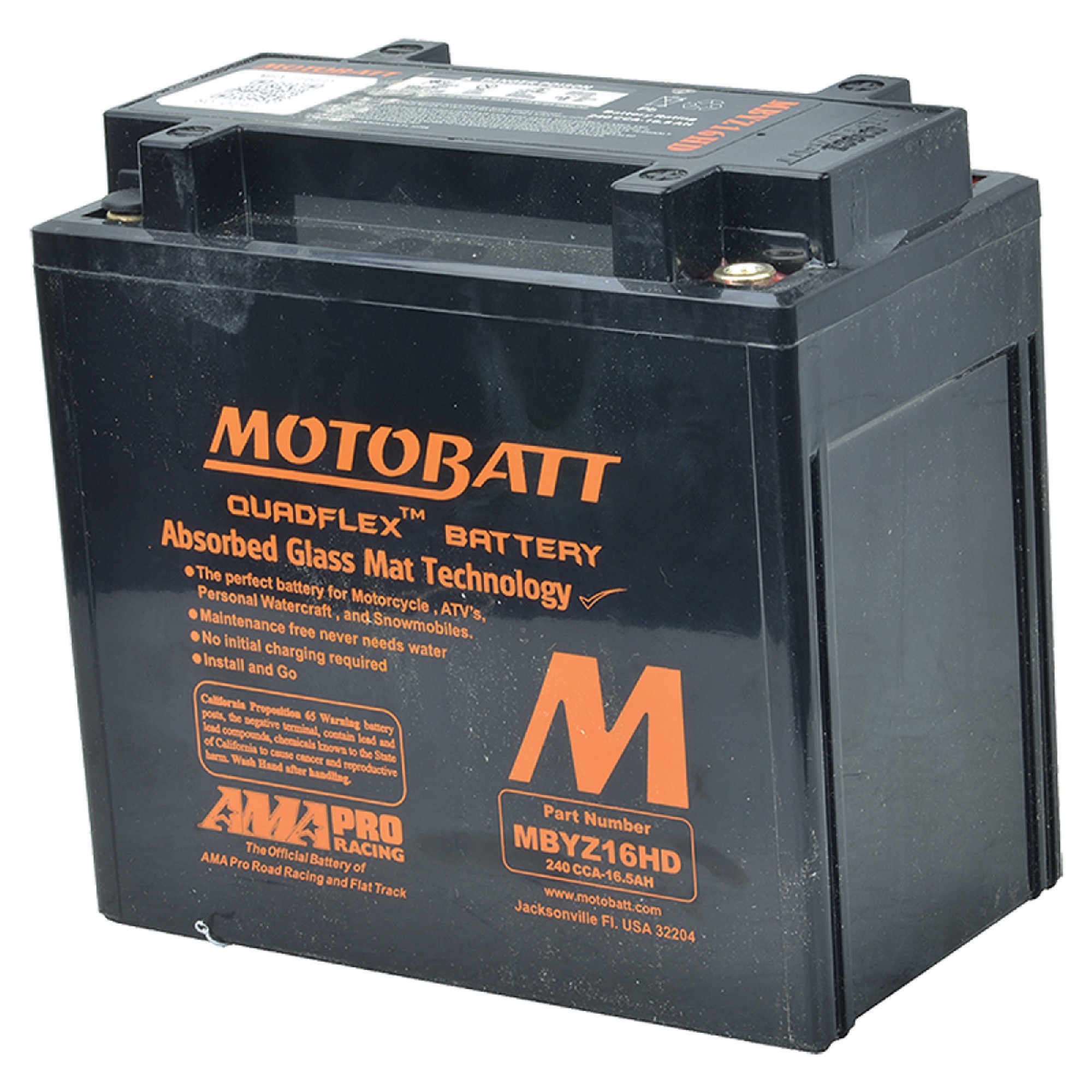 Motobatt MB9U 11Ah Battery - Bsa 250, 350, 400, 441, 500 (12V)