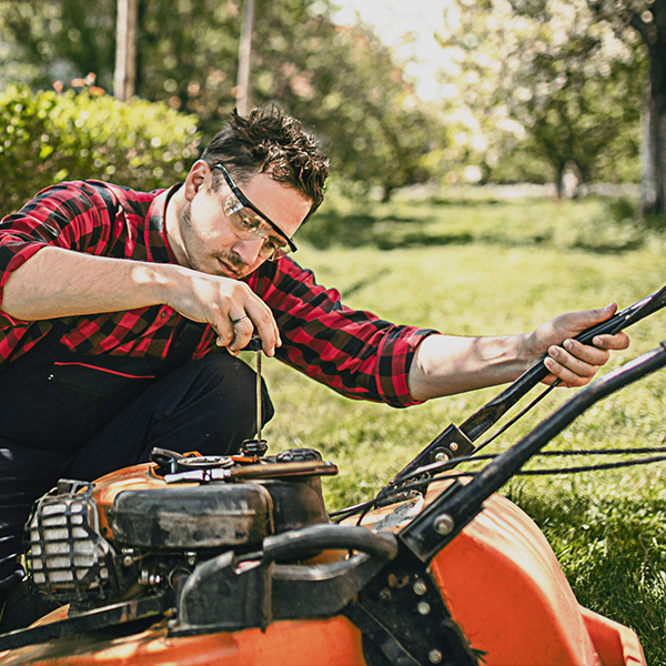 Lawn equipment maintenance