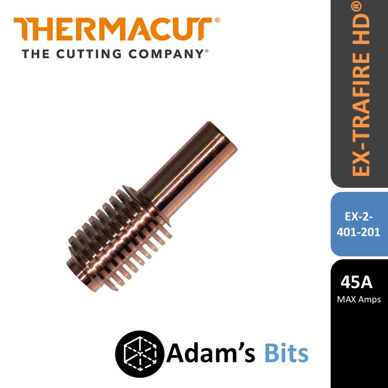 Thermacut HD EXTRAFIRE Electrode Adam's Bits