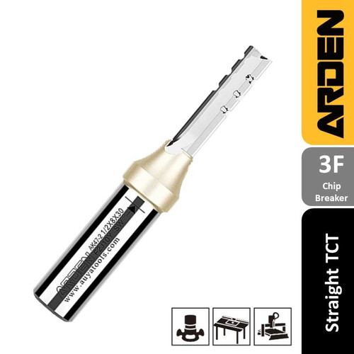 ARDEN 3 Flute TCT Straight Chip Breaker