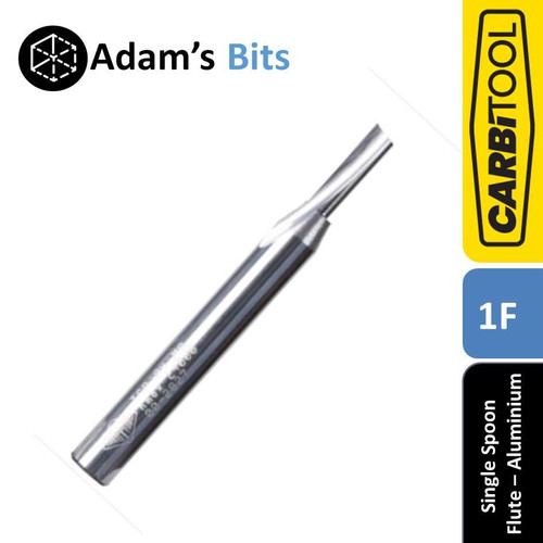 CARBiTOOL - Single Spoon Flute – For Plastic & Aluminium
