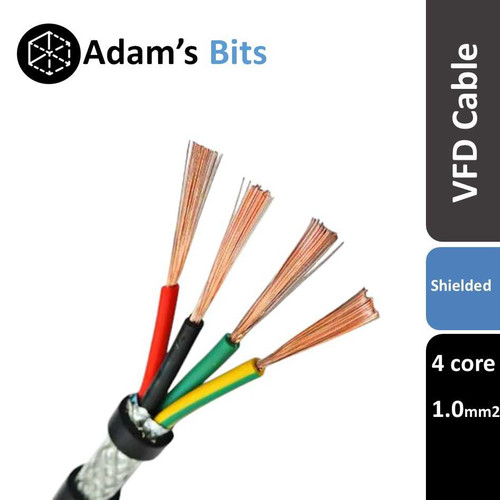 Shielded VFD VSD Spindle Cable 1.5mm2