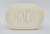 Monogram soap set personalized with recipients initials and made from 100% vegetable oil with an aqua mineral scent