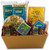 Gift basket arrangement filled with sweet and salty snacks with a portion of the proceeds going to hunger relief Gift basket arrangement filled with sweet and salty snacks with a portion of the proceeds going to hunger relief