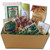 Gift basket arrangement with Minnesota wild rice, prairie corn, moose munch, snowball almonds, birch bark, and trail mix Gift basket arrangement with Minnesota wild rice, prairie corn, moose munch, snowball almonds, birch bark, and trail mix