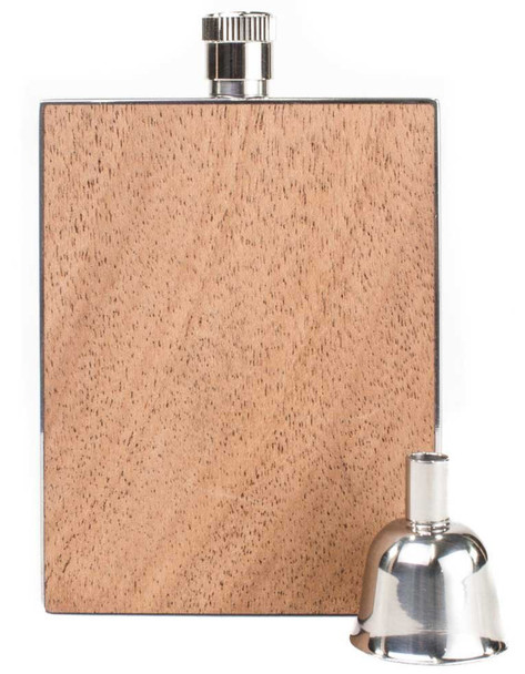 Custom engraved wooden flask for employee recognition gifts