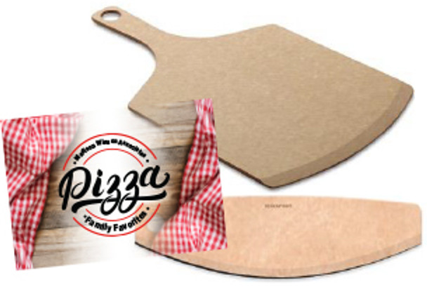 Pizza peel + pizza slicer
