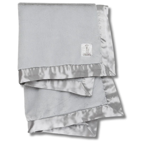 Luxe™ Baby Blanket by Little Giraffe- Gray