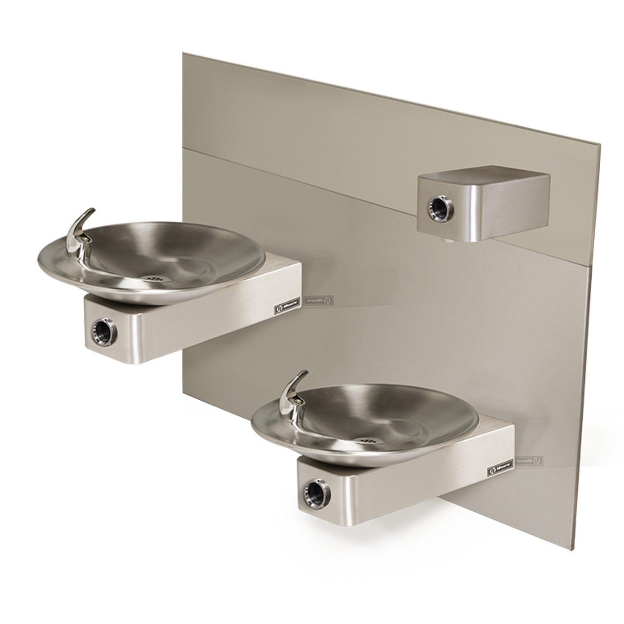 Wall Mount ADA Touchless Dual Fountain  - Model: 1011HO2