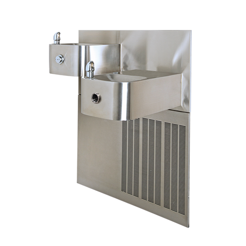 Chilled Wall Mount ADA Touchless/Push Button Dual Fountain - Model: H1119.8HO