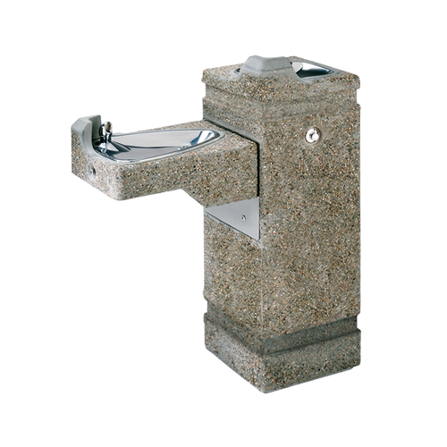 Barrier-Free Freeze Resistant Concrete Pedestal Fountain - Model: 3150FR
