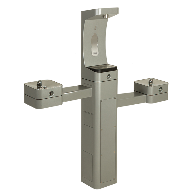 ADA Stainless Steel Freeze Resistant Bottle Filler and Dual Drinking