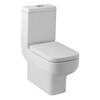 Option 600 Close to Wall Close Coupled Pan, Cistern and Soft Close Seat 