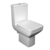 Pure Close Coupled WC Pan, Cistern and Soft Close Seat