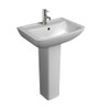 Pure 1 Tap Hole Basin and Pedestal 