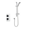 Element Option 1 Shower Thermostatic Concealed Shower with Adjustable Slide Rail Kit 