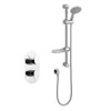 Logik Option 1 Shower Thermostatic Concealed Shower with Adjustable Slide Rail Kit